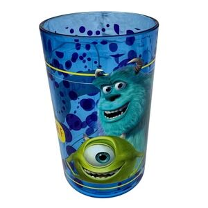 Monsters Inc Scare Team Blue Tumbler Cup Sully Mike Wazowski Kids Drinkware